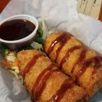 Joey's West - BBQ chicken egg rolls - American Near Me - Franksville, Wisconsin Joey's West - BBQ chicken egg rolls - American Near Me - Franksville, Wisconsin