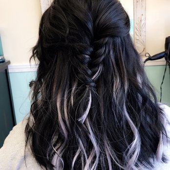 Virtue Salon - Silver hair extensions - Hair Salons Near Me - Broken Arrow, Oklahoma