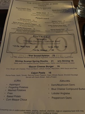 The Steakhouse at 9900 by null