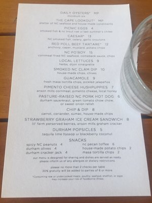 Menu photo 5 The Roof at The Durham Durham, NC Menu photo 5 The Roof at The Durham Durham, NC