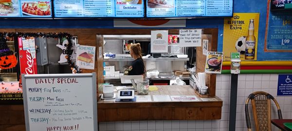 Photo of Los Panchitos Mexican Food - San Diego, CA, US. Ordering counter