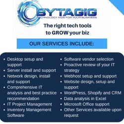 Bytagig - Services