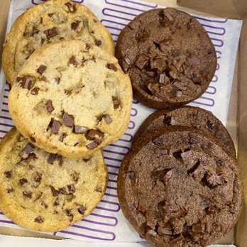 Insomnia Cookies - Vegan Double Chocolate Chunk and Vegan Chocolate Chunk - Desserts Near Me - Philadelphia, Pennsylvania Insomnia Cookies - Vegan Double Chocolate Chunk and Vegan Chocolate Chunk - Desserts Near Me - Philadelphia, Pennsylvania