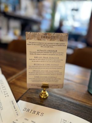 Menu photo 5 Humble House Cafe Golden, CO