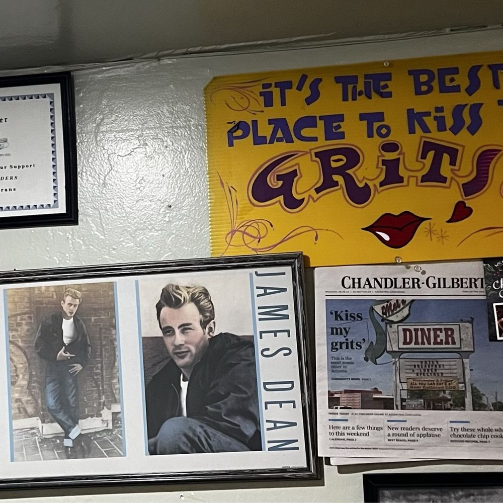 Mel's Diner - Signage by register - Diners Near Me - Phoenix, Arizona