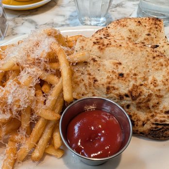 Met Her At A Bar - Tuna sandwich with truffle parm fries. - Cafes Near Me - Los Angeles, California