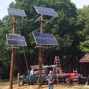 Southern Lights - Solar system installation for the US Forest Service, Johnson Creek Recreation Area, Kinkaid Lake - Solar Installation Near Me - Carbondale, Illinois Southern Lights - Solar system installation for the US Forest Service, Johnson Creek Recreation Area, Kinkaid Lake - Solar Installation Near Me - Carbondale, Illinois