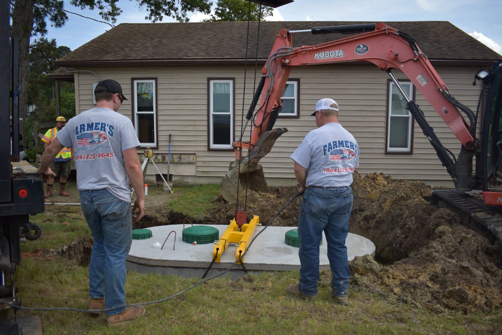 Slide of Farmer's Septic Service