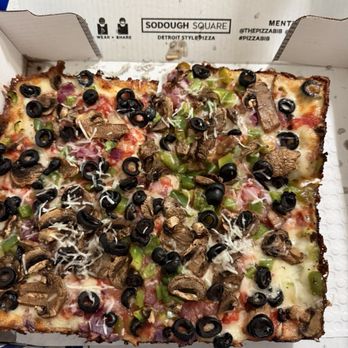 SoDough Square - My pizza order a garden veggie one Detroit style. - Pizza Near Me - Orlando, Florida SoDough Square - My pizza order a garden veggie one Detroit style. - Pizza Near Me - Orlando, Florida