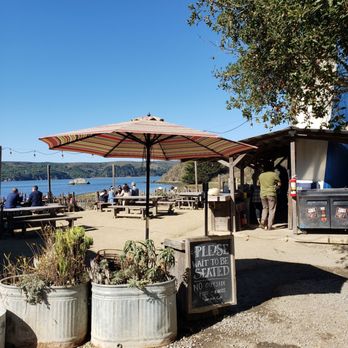 Hog Island Oyster - Outdoor dining area - Seafood Near Me - Marshall, California Hog Island Oyster - Outdoor dining area - Seafood Near Me - Marshall, California