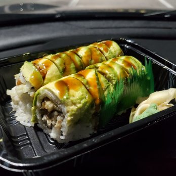 Hibachi Express - Green Dragon Roll - Japanese Near Me - Fort Myers, Florida Hibachi Express - Green Dragon Roll - Japanese Near Me - Fort Myers, Florida