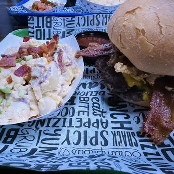 Big Daddy J's 5 Great Things - Famous burger and deviled potato salad - Bars Near Me - Cocoa Beach, Florida Big Daddy J's 5 Great Things - Famous burger and deviled potato salad - Bars Near Me - Cocoa Beach, Florida