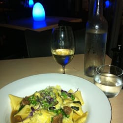 The Corner Restaurant - Pappardelle with slow cooked lamb shoulder, mint & peas.