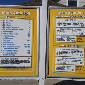 Main Auto Spa - Options - Auto Detailing Near Me - Blacksburg, Virginia
