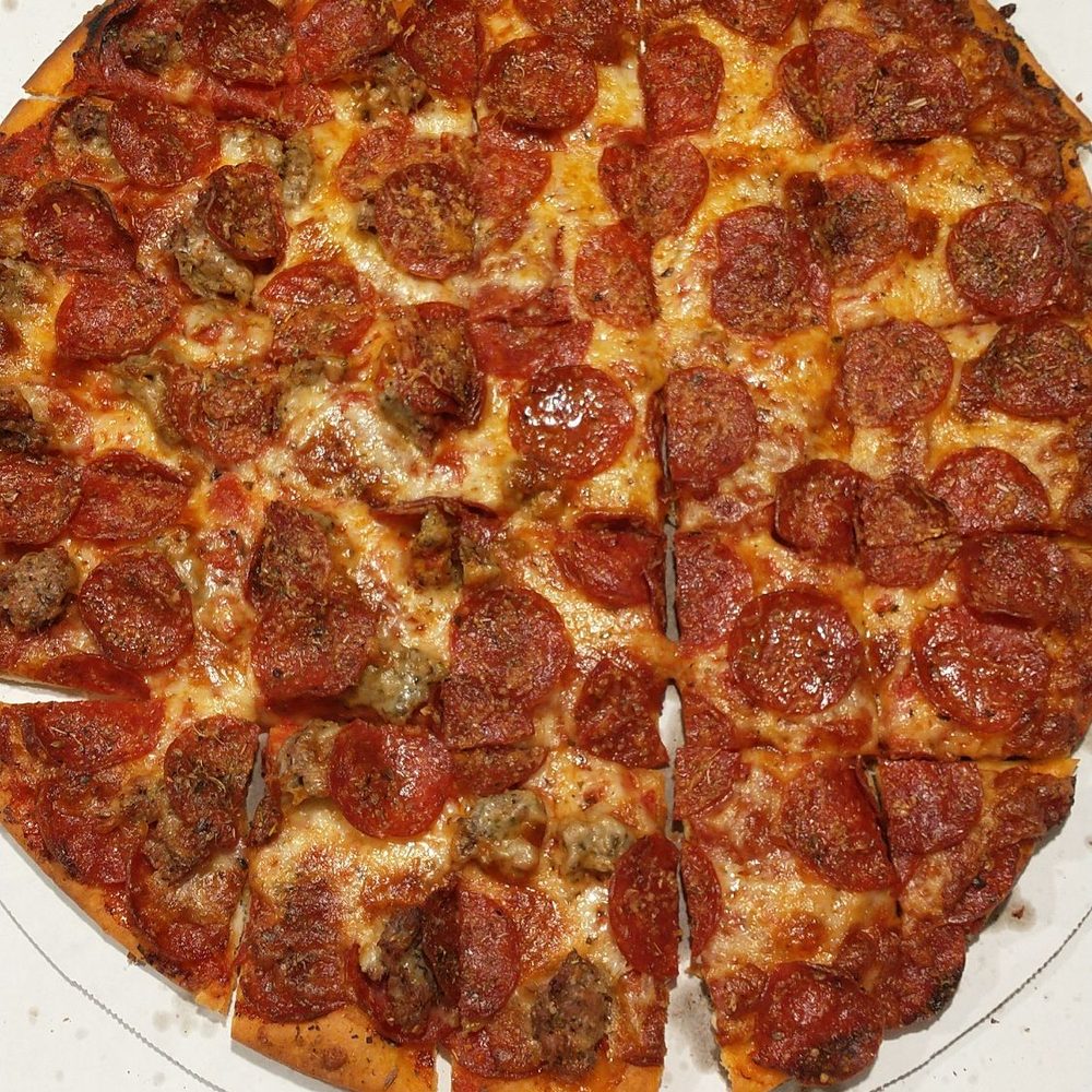 Dough Daddy's Pizza - 16" of flavor burst of full pepperoni with half sausage - Pizza Near Me - Westmont, Illinois