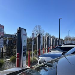 Electrify America - Just a few of the FOURTEEN charging stations.