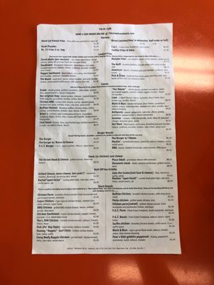Menu photo 6 7th St. Café Frederick, MD