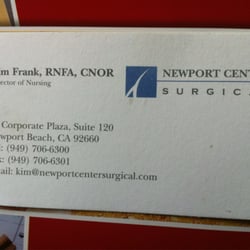 Newport Center Surgical - Get it done!!!