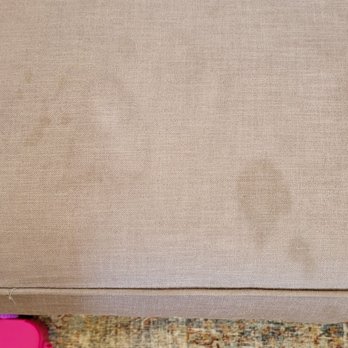 Powerhouse Carpet Cleaning - Before couch was cleaned - Carpet Cleaning Near Me
