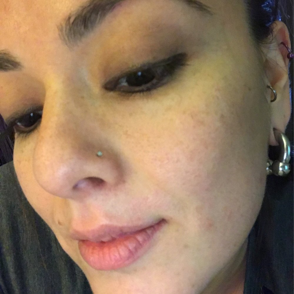 Fresh brow and lip threading. Forgot how bad the lip hurts! Youch!