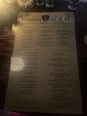 Menu photo 5 The Junto Attic Bar Jersey City, NJ