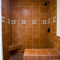Ceramic tile shower. Tile installation san diego