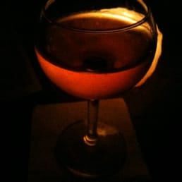 Glass of plum wine @ Cafe Tabu