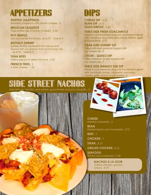Menu photo 8 Side Street Cantina Virginia Beach, VA Menu photo 8 Side Street Cantina Virginia Beach, VA