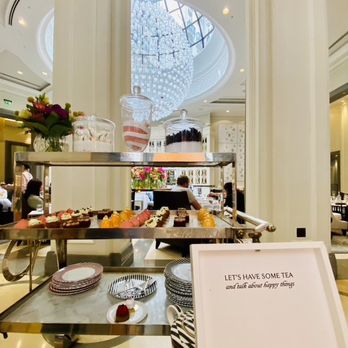 Corinthia London - dessert cart with so many amazing desserts - Hotels Near Me - London, XGL