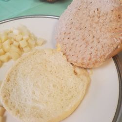 Futurecare-Pineview - The actual FROZEN patty served to my dad for lunch
