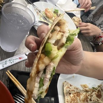 Mein St Asian Kitchen - Pork Belly Quesadilla side shot - Asian Fusion Near Me - San Diego, California Mein St Asian Kitchen - Pork Belly Quesadilla side shot - Asian Fusion Near Me - San Diego, California