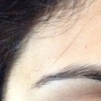 Lakeview Threading Salon - You can see the little cuts on top of my eyebrows.  They appear on both my right and left eyebrows. - Skin Care Near Me - Chicago, Illinois