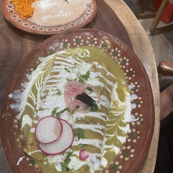 Rosa Madera - Enchiladas verdes....delicious! - Mexican Near Me - Santa Ana, California