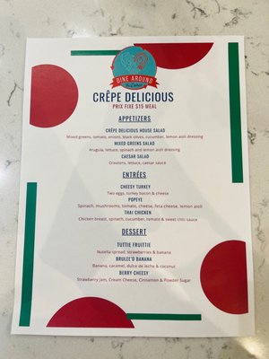 Menu photo 3 Crepe Delicious Orlando, FL