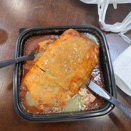 Traditional burrito the size of a baby! Traditional burrito the size of a baby!