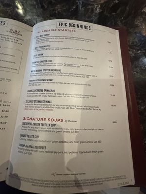 Menu photo 4 LongHorn Steakhouse Phoenix, AZ