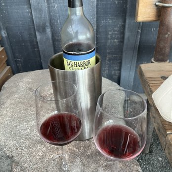 Sweet Pea's Cafe - Blueberry wine - Cafes Near Me - Bar Harbor, Maine