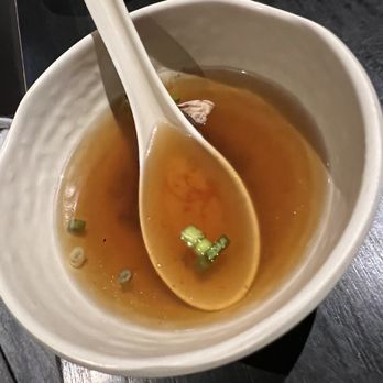 Hokkaido Grill & Sushi - home soup (beef broth w mushroom and green onion) - Desserts Near Me - Paducah, Kentucky Hokkaido Grill & Sushi - home soup (beef broth w mushroom and green onion) - Desserts Near Me - Paducah, Kentucky