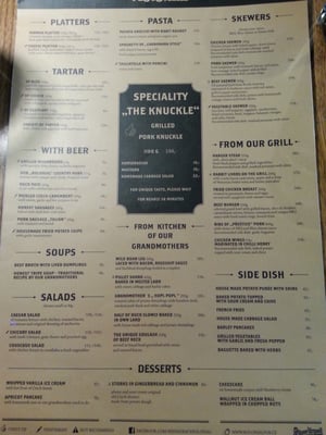 Menu photo 5 Kolonial Prague, PR