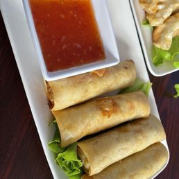 Crispy chicken spring roll