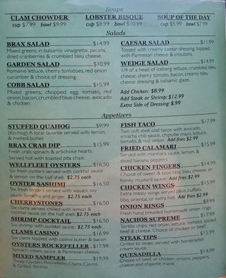 Menu photo 1 Brax Landing Restaurant Harwich Port, MA Menu photo 1 Brax Landing Restaurant Harwich Port, MA