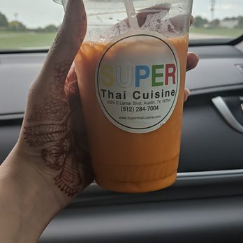 Super Thai Cuisine - Thai Ice Tea - Thai Near Me - Austin, Texas