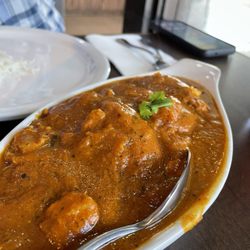 Kathmandu Rasoi - Chicken curry with at least 5 good hunks of chicken.