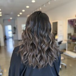 Annie Style Salon - Mushroom brown balayage