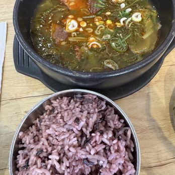 ONGA - 12. 육개장 (Spicy beef & Leek soup) - Korean Near Me - Fort Lee, New Jersey ONGA - 12. 육개장 (Spicy beef & Leek soup) - Korean Near Me - Fort Lee, New Jersey