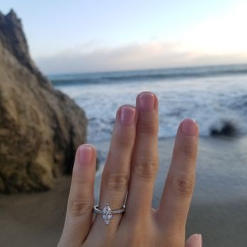 Adiamor - The pinch perfect pave with a roughly 1 carat D IF diamond. - Jewelry Near Me - Los Angeles, California