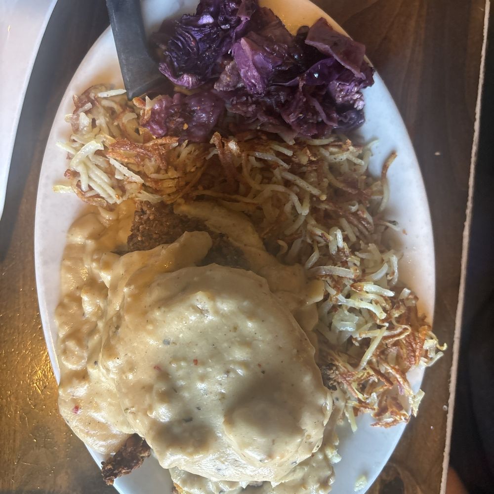 Abracadabra's - Chicken and biscuits with hash browns - Breakfast & Brunch Near Me - Idaho Falls, Idaho Abracadabra's - Chicken and biscuits with hash browns - Breakfast & Brunch Near Me - Idaho Falls, Idaho