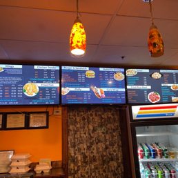 The entire menu The entire menu