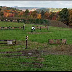 Gooshevn Gun Shop & Shooting Range - View of the shooting range in the fall