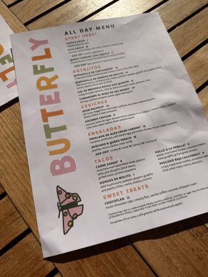 Menu photo 1 Butterfly Culver City, CA Menu photo 1 Butterfly Culver City, CA